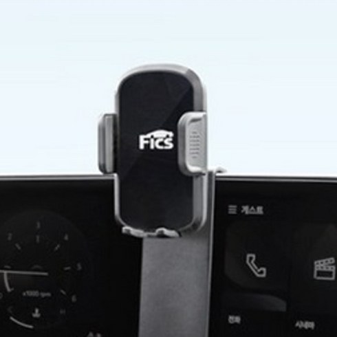FICS 니로 SG2 2022년~2025년 차량용 핸드폰 거치대 세트, 블랙, 1세트