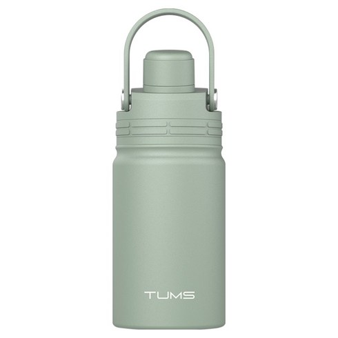 텀스 마그넷캡 스트로 텀블러, 그린그레이, 1개, 350ml