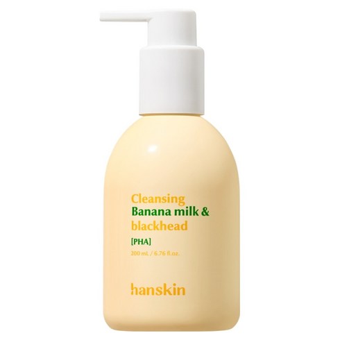 한스킨 바나나 PHA 클렌징 밀크 & 블랙헤드, 1개, 200ml