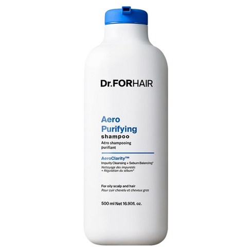 닥터포헤어 에어로 퓨리파잉 지성두피 딥클렌징 피지케어 샴푸, 500ml, 1개
