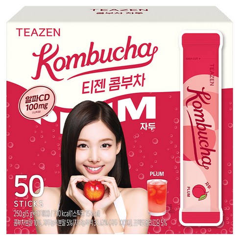 티젠 알파CD 콤부차 자두, 5g, 1개, 50개입