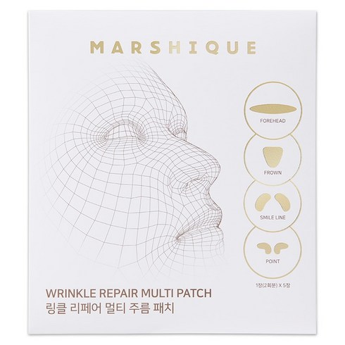 마르시끄 링클 리페어 풀페이스 주름 패치, 1개, 60개입
