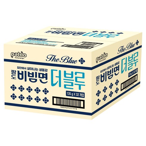 팔도비빔면 더블루 135g, 32개
