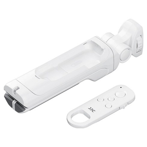 JJC 캐논 카메라 HG-100TBR 대체 그립 블루투스 무선 리모컨 삼각대 화이트, 1개, TP-C1