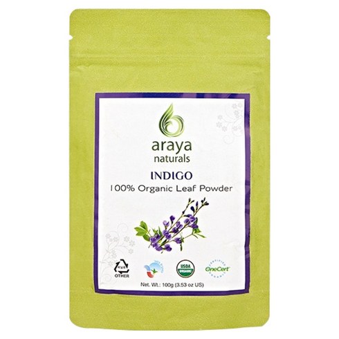 아라야 Naturals 헤나, 1개, 인디고