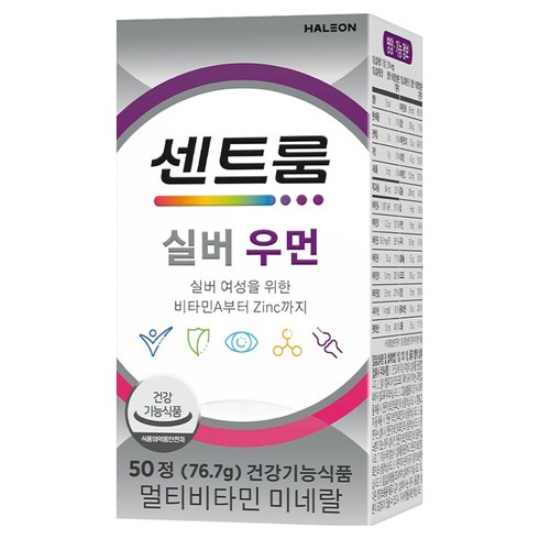 센트룸 실버 우먼 멀티비타민 76.7g, 50정, 1개