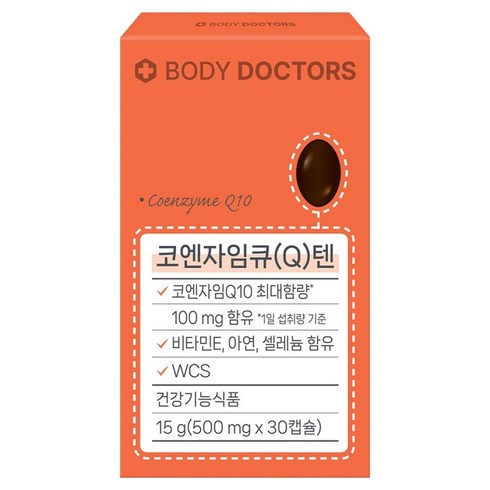 바디닥터스 코엔자임큐텐 15g, 30정, 1개