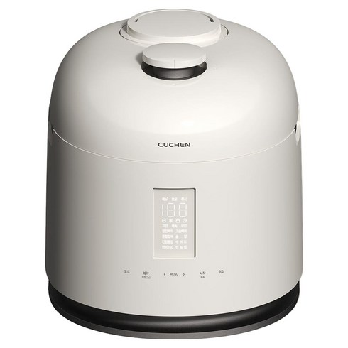 쿠첸 123 듀얼프레셔 IH 전기 압력밥솥 6인용, CRT-VXPD0681KEGW, GLOSSY WHITE