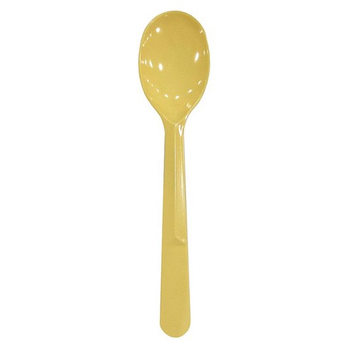Maygreen 아이스크림 스푼 12cm 노랑, 500개, 1개입