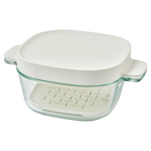 글라스락 렌지쿡 찜잇 용기 L 1.25L, 코코넛 밀크, 1개