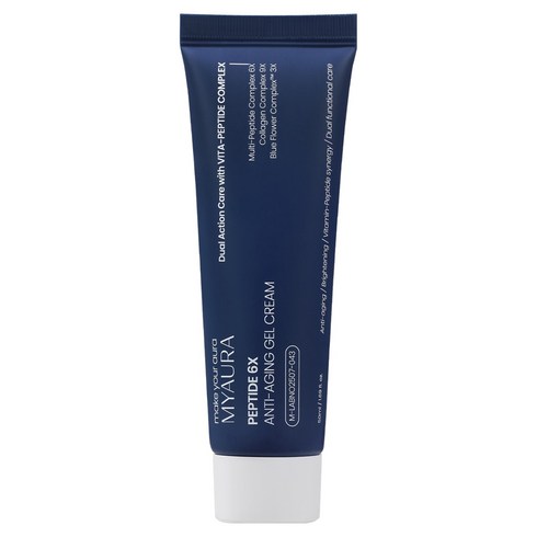 미아우라 펩타이드 6X 안티에이징 젤 크림, 50ml, 1개