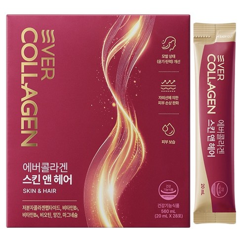 에버콜라겐 스킨 앤 헤어, 1개, 28회분