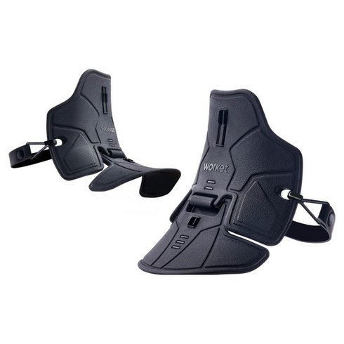 워킷 탈착식 굴곡 발등보호대 2p WK-MG001, BLACK, 1개
