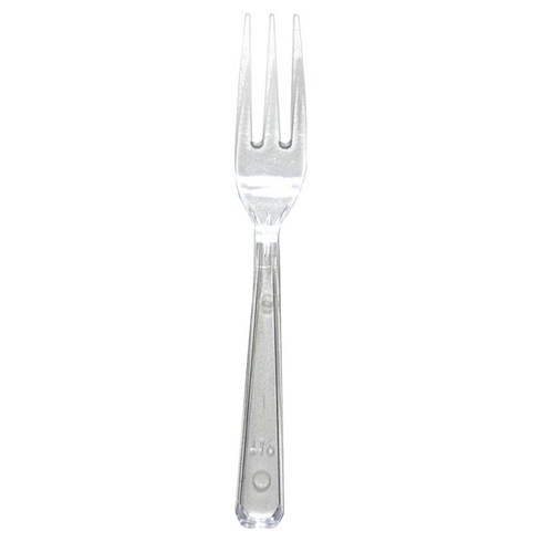 Maygreen 미니 포크 12cm 투명, 1개, 500개입
