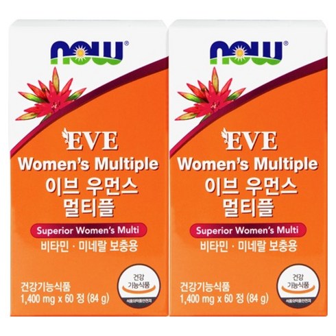 나우푸드 이브 우먼스 멀티비타민 84g, 2개, 60정