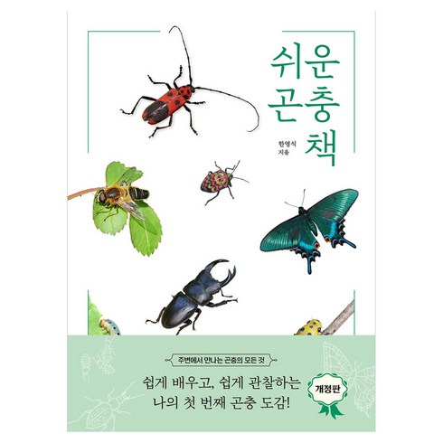 쉬운 곤충책 : 가장 쉬운 곤충 안내서 반양장, 진선출판사, 한영식