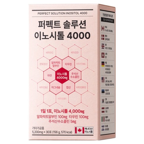 뉴트리모어 퍼펙트 솔루션 이노시톨 4000 30p, 156g, 1개