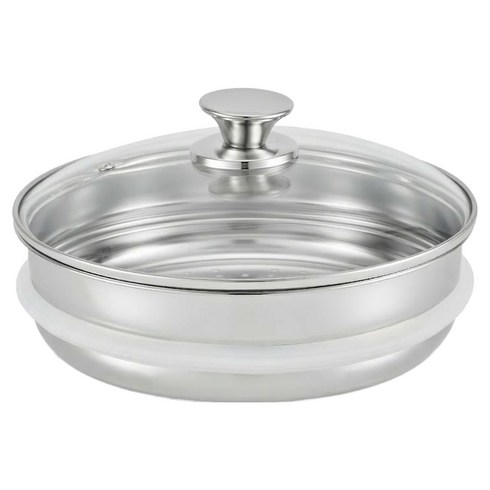 스테니 무연마제 스테인리스 찜기, 24cm, 1개