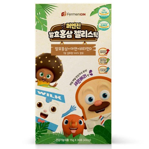 퍼멘진 발효홍삼 젤리스틱 30p, 1개, 450g