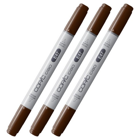 코픽 챠오 마카 E47 Dark Brown, 1색, 3개