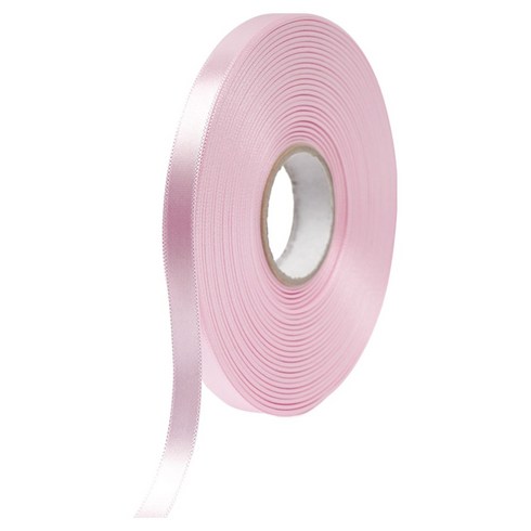 포포팬시 뭉구 프리미엄 유광 단면 공단 리본 10mm, 27 핑크, 1개, 45m