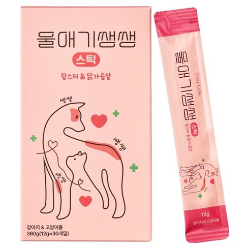 디어랩스 반려동물 울애기쌩쌩 스틱 영양제, 360g, 종합영양제, 1개