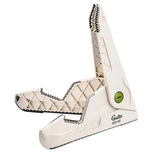 기토 기타 스탠드 휴대용 A형 거치대 접이식 받침대 화이트 GGS-02 Crocodile, 1개