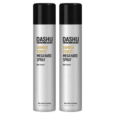 다슈 밤부 포레스트 메가 하드 스프레이, 180ml, 2개