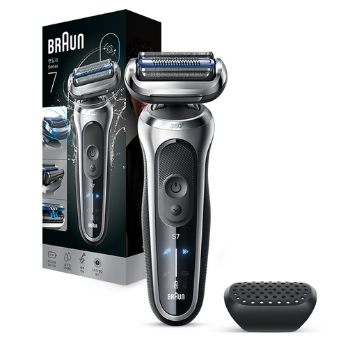 BRAUN 2026년형 시리즈 7 스킨쉴드 전기 면도기, 실버, 73-S80000s