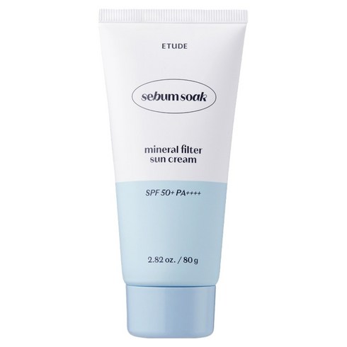 에뛰드 피지쏙 무기자차 선크림 80ml SPF50+ PA++++, 80g, 1개