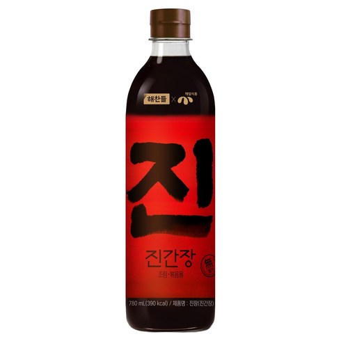 해찬들 진장 진간장, 1개, 780ml