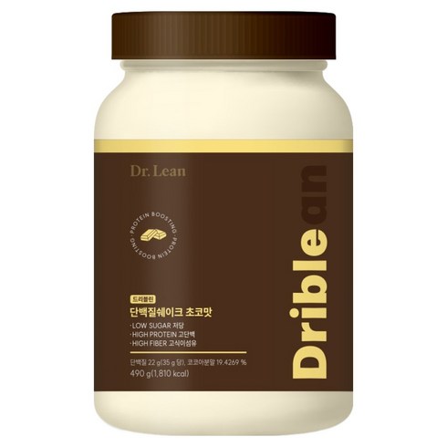 닥터린 드리블린 단백질쉐이크 초코맛, 1개, 490g