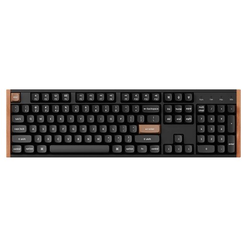 키크론 K10 PRO MAX Wood RGB 기계식 핫스왑 저소음 키보드, 우드 블랙, K10M-H9W, 저소음 바나나축