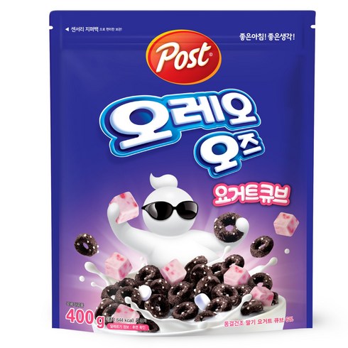포스트 오레오오즈 요거트큐브 시리얼, 1개, 400g