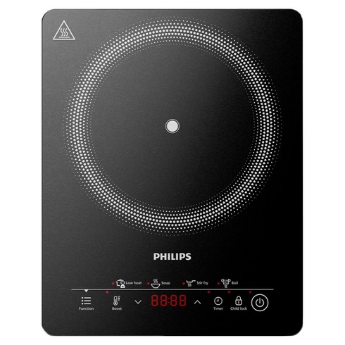 필립스 쿠커 3000 시리즈 인덕션 1구 블랙, 프리스탠딩, HD5830/90