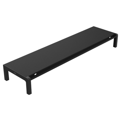 억스 메탈 모니터 받침대 90cm, 블랙