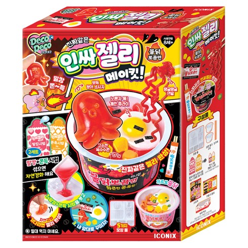 데코데코 인싸젤리 메이킷 불닭뽀끔면, 1개