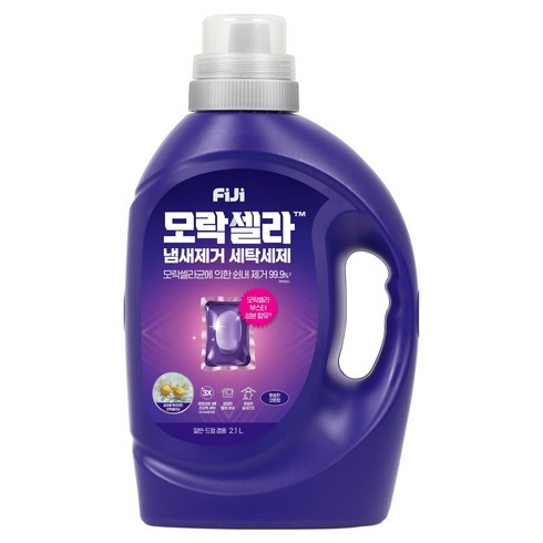 피지 모락셀라 냄새제거 세탁세제 코튼향, 2.1L, 1개입, 1개