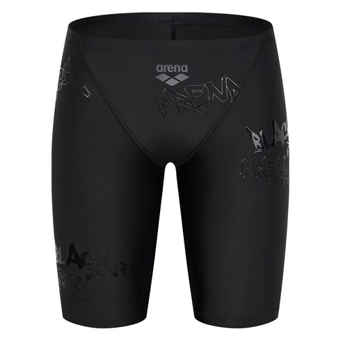 아레나 블랙앤블랙 4부 수영복 A6SM1MF07BLK