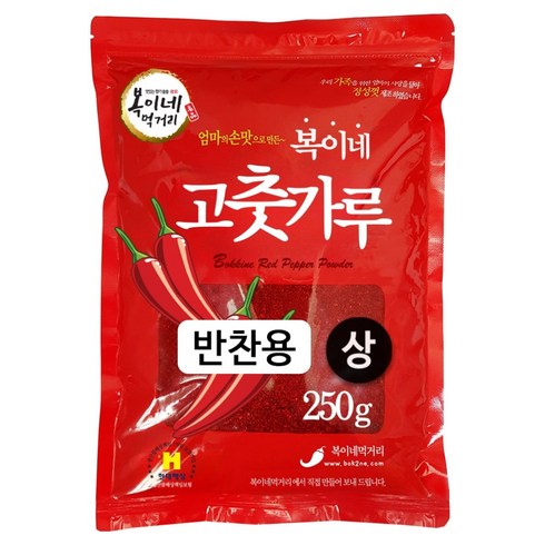 복이네먹거리 중국산 고춧가루 보통맛 반찬용 상, 250g, 1개