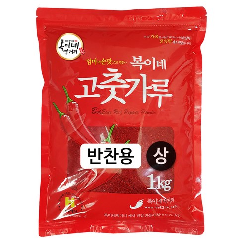 복이네먹거리 중국산 고춧가루 보통맛 반찬용 상, 1kg, 1개