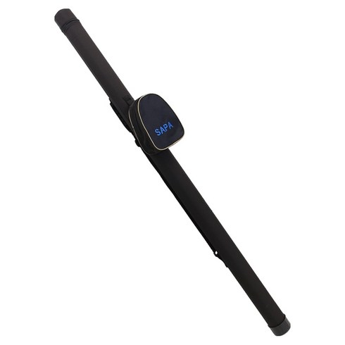 싸파 원통 낚시가방 + 보조가방 세트 STB-401, 블랙