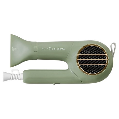 JMW 에어플립 고성능 항공모터 접이식 헤어 드라이기 1700W, MCF5A01A, 레트로그린