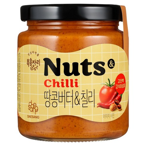 복음자리 땅콩버터 & 칠리, 200g, 1개