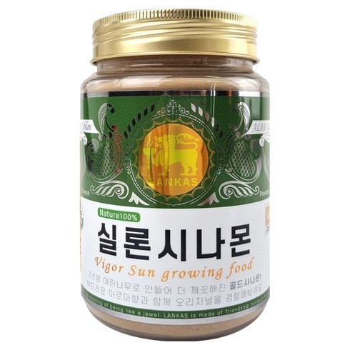 랑카스 골드 실론 시나몬 가루, 200g, 1개
