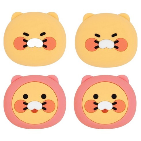 카카오프렌즈 문콕방지 지켜콕 도어가드 2종 x 2p 세트, 춘식이 핑크, 1세트