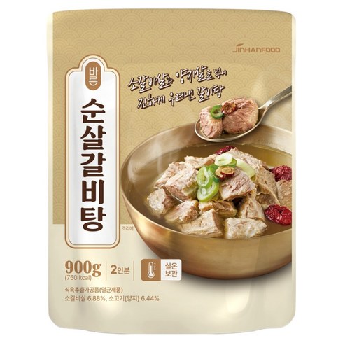 진한식품 바른 순살 갈비탕, 900g, 1개