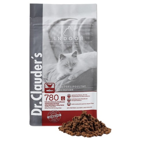 닥터클라우더 고양이 하이 프리미엄 인도어 사료, 1개, 1.5kg, 닭+오리