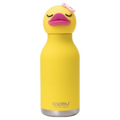 아소부 진공스텐 캐릭터 베스티 보온보냉 텀블러, 덕, 460ml, 1개