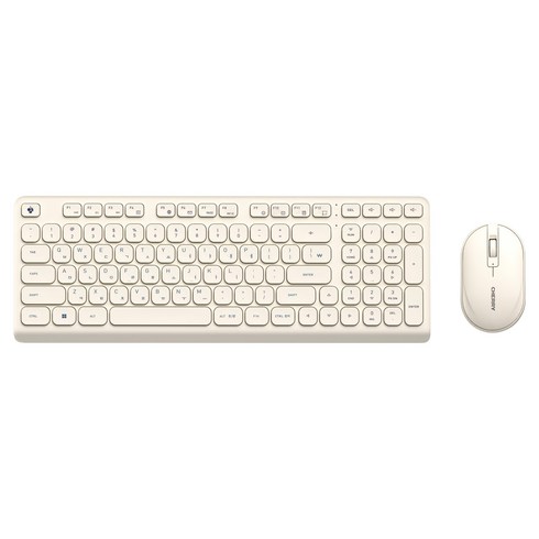 CHERRY DW 2380 무선키보드 마우스 세트, 화이트, 일반형